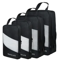 Travalate® Pack of 4 Pcs Compression Packing Cubes