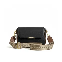 Travel Crossbody Crescent Bags for Women Over Shoulder Purse with Zipper | Leather Sling Bag for Girls | Small Pebble Fl