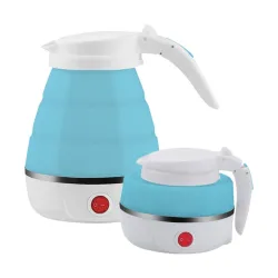 Travel Foldable Electric Kettle for Easy & Convenient Storage, Boil Dry Protection