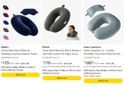 Travel Neck Pillow @ Starting ₹170