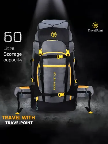 Image of TRAVEL POINT  WATERPROOF TREKKING BAG 60L