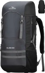 TRAWOC GLIDE 50L Travel Backpack