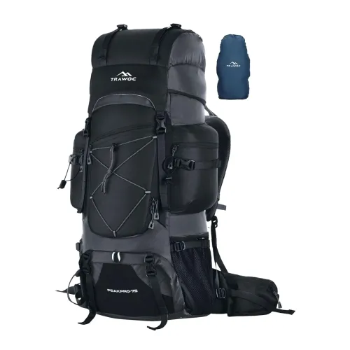 Image of TRAWOC PEAKPRO 75 Liter Travel Backpack