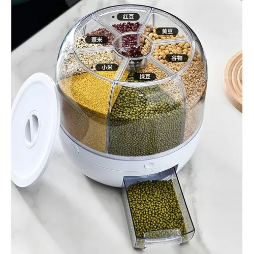 Image of Tray Automatic 360° Rotating Cereal Dispenser 10kg