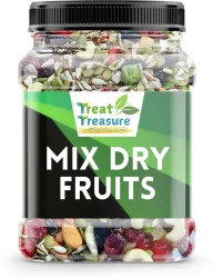TREAT TREASURE Mixed Dried Fruits and Seeds (1 x 500 g)