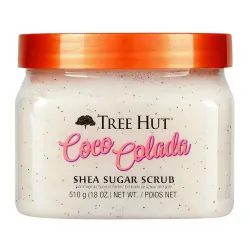 Tree Hut Coco Colada Sugar Body Scrub, 510g Jar – Exfoliating Body Scrub with Pineapple & Shea Butter for Soft, Smooth, Radiant Skin