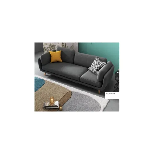Image of Tree To Dreamy Modern Velvet 3-Seater Sofa