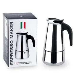TRENDING Stainless Steel Espresso Watt Coffee Maker Percolator Moka Pot Cup for Italian Espresso/Decoction Coffee/Mocha/