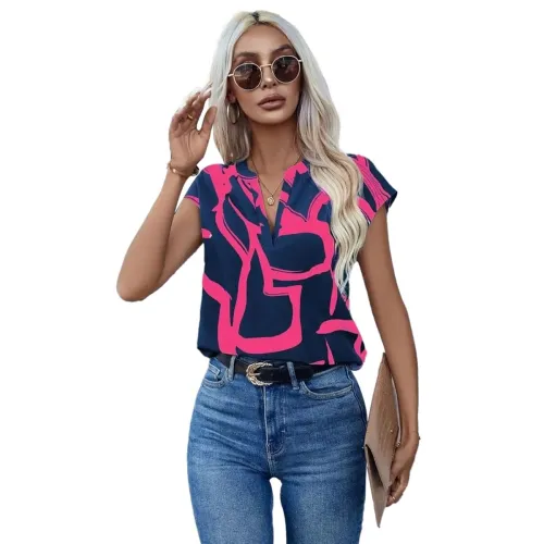 Image of Trendy Queen Women's Printed Regular Fit Top