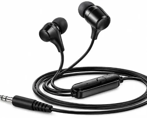 Image of Trendy Multimedia Wired Earphones with Mic 10mm Super Bass Driver 3.5mm Jack