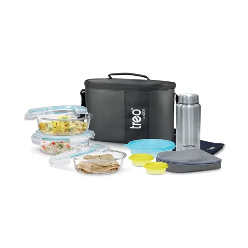 Image of Treo Black 2025 Microwave Safe Lunch Box