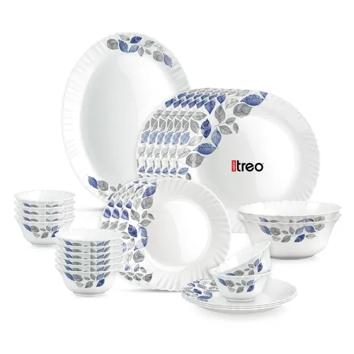 Image of Treo By Milton Aurelia Lunis 27-Piece Opalware Dinner Set For Six