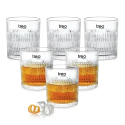 Treo by Milton Elix Whiskey Glass (Set of 6, 340 ml)