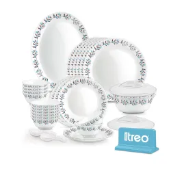 Treo by Milton Opalware Neuma Lavelle Dinner Set of 35