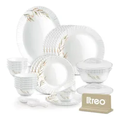 Treo by Milton Opalware Neuma Selene Dinner Set of 35