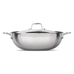 Treo by Milton Triply Stainless Steel Kadhai with Lid 4600 ml