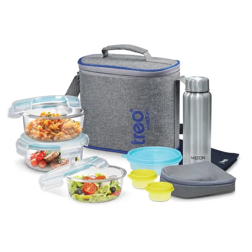 Image of Treo by Milton Glass Tiffin Set (8 Pc)