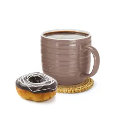 Treo by Milton Cove Ceramic Mug 370 ml I Microwave, Dishwasher Safe I 100% Food grade I Stain, Odor Resistant I Coffee Mug, Tea Cup I Ideal for daily use, gifting, Set of 1, (Print and Color...