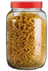 TREO Glass Grocery Container  - 3 kg (Clear)