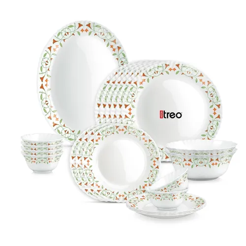 Image of Treo by Milton Opalware Aurelia Meena Dinner Set of 21