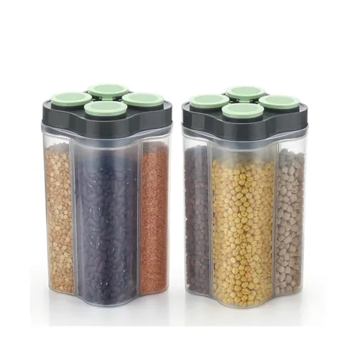 Image of Treovia 4 Section Kitchen Storage Box 