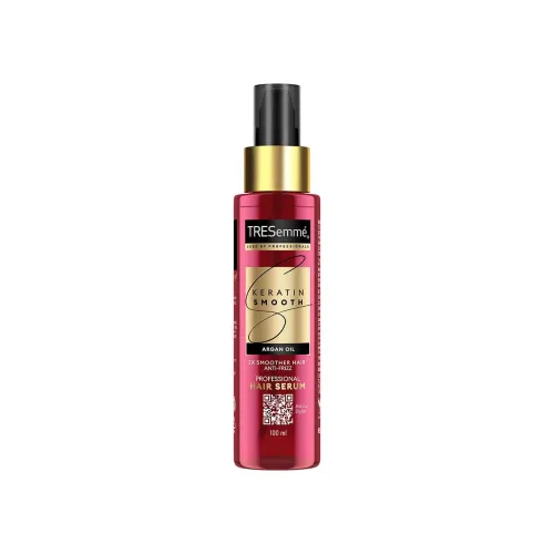 Image of TRESemmé Keratin Smooth Serum 100ml With Keratin Protein and Argan Oil | Salon-Like Smooth Hair | Up To 48H Frizz Contro