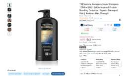 TRESemme Bondplex Sleek Shampoo 1000ml 