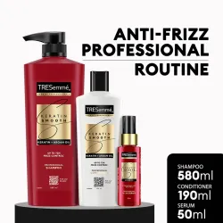 TRESemme Keratin(Shampoo 580ml+Conditioner 190ml+Serum 50ml) combo
