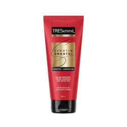 TRESemmé Keratin Smooth Anti Frizz Conditioner 335ml | 72H Frizz Control with Keratin Protein & Argan Oil | Paraben Free Hair Conditioner for Dry Frizzy Hair