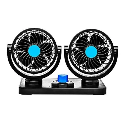Image of Trest Car Fan 12V 360 Degree Rotatable Air Fan for All Auto Vehicles