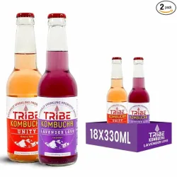 Tribe Kombucha Probiotic Drink 330ml Pack of 2