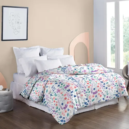Image of Trident Soft Comfort Comforter for Double Bed, 210 TC 100% Cotton Winter Comforter