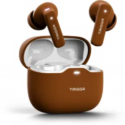 TRIGGR Apex S2 TWS – 60H Battery, Quad Mic ENC (Mocha Mousse)