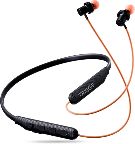 Image of TRIGGR Bassplugs 100 Neckband, Dedicated Switch, 40H Battery