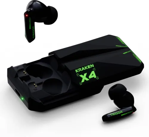 Image of TRIGGR Kraken X4 TWS – 13mm Drivers, 60H, ENC, BT v5.4