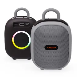 TRIGGR Roar 12 Portable Bluetooth Speaker, 12W Deep Bass, 8H Playtime