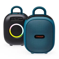 TRIGGR Roar 12 Portable Bluetooth Speaker, 12W Deep Bass, 8H Playtime