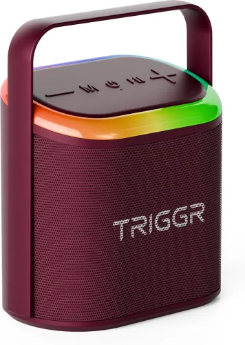 Image of TRIGGR Roar 20 with RGB Lights, Metal Mesh, TWS & FM Mode, 7H Playtime