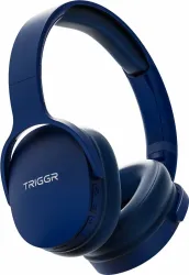 TRIGGR Trinity 2 Bluetooth Headphones - ENC, 50H Battery, Fast Charge (Midnight Black)
