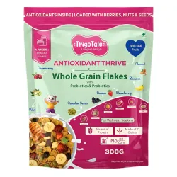 TrigoTale Antioxidant Thrive Flakes Breakfast Cereal 300g with Prebiotics & Probiotics
