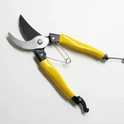Cinagro 8.4 Inch TrimPro Pruner Cutter, Cuts Up to 1.5 Inch Branches, Stainless Steel Blade, Full Metal Body, PVC Grip H