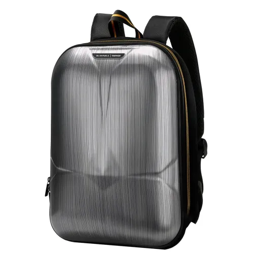 Image of Nu Republic Triphop Anti-Theft Hard Shell Backpack (18L, Water Resistant, 15