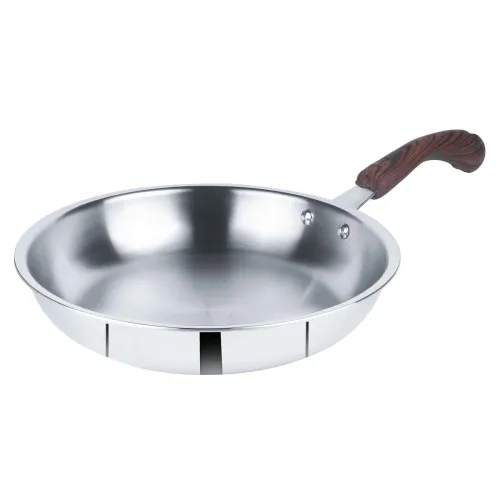 Image of Triply Frying Pan 24 Cm | Stainless Steel Fry Pan for Frying