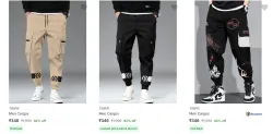 Tripr Mens Cargos upto 82% Discount