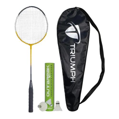 Image of TRIUMPH Badminton Racket, Badminton Shuttle Cock