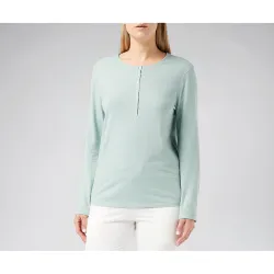 Triumph International Womens Mix & Match LSL TOP Buttons Relaxed Fit Pajama (H000139)