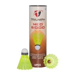 Triumph Nylon Badminton Shuttlecocks Pack of 6