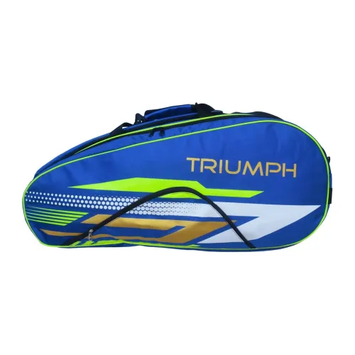 Image of Triumph Top Spin Gaint 6R Tennis Kit Bag Royal Blue /Lime