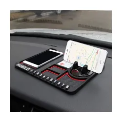 TROLEX Multipurpose Anti-Slip Car Phone Holder Dashboard Pad & Mount | Flexible Non-Slip Silicone Mat for Car Interior, 