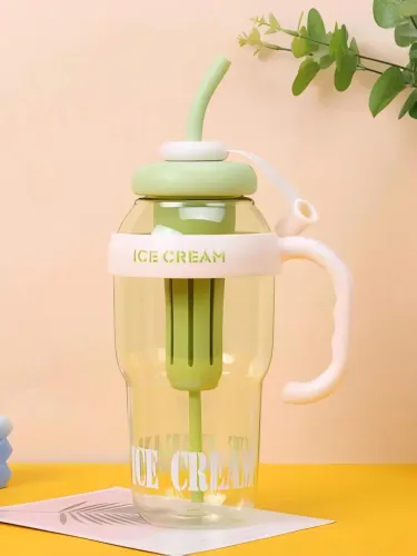 Image of trollgadgets Large Capacity Trendy Ice Cream Themed Sipper with Handle